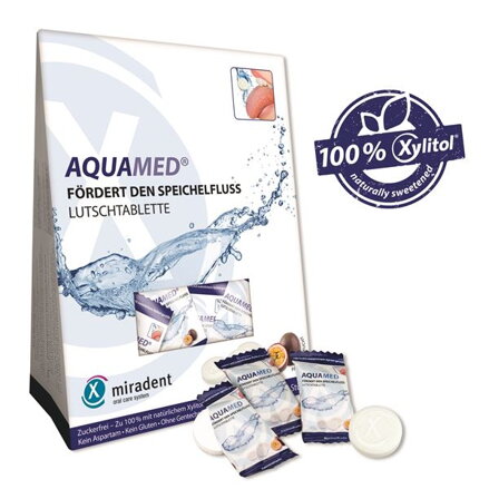 Pastilky Dry Mouth Aquamed Miradent 60 g